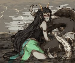 robotsquid:  turntechgodmode:  {x}  This is my favorite Feferi fanart of all time, I don’t think I’ve ever reblogged it though ;w; 