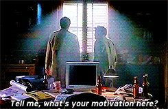 luciferesque:  misha-bawlins:  mishasteaparty:   Supernatural season 4x22 / deleted scene   I don’t understand why they deleted this scene. Now that we know Chuck is God, looking back at this exchange is really powerful. It says a lot about God’s