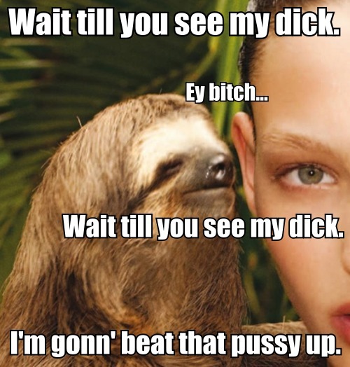 Sloth meme with girl