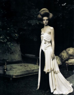 Nimue Smit in Givenchy by Paolo Roversi for Vogue Italia