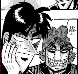 khoroshonovich:  PROOF THAT EVERYONE IN KAIJI IS SECRETLY A SKELETON also i nearly posted this on my art blog nice  lmfao