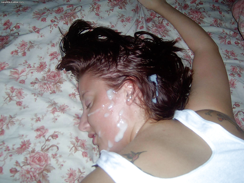 Cum on drunk girls passed out