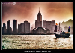 return-to-tiffany:  &lt;HDR&gt; Hong Kong 香港 - Victoria Harbour 維多利亞港 by SKHO  on Flickr. one more week until i breathe the air of the amazing city of hong kong!! i have not been in hong kong during the winter time for 10+ years. i absolutely