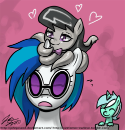 Poor Vinyl Scratch. She still doesn&rsquo;t know how this happened.