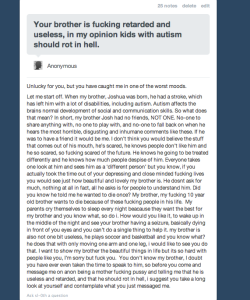 sl-0th:  bre-ishurna:  marionjeann:  4rizona-tea:  fuckthingsup:  puckleberrylover:   I didnt have to hesitate for a moment to reblog this after I read it.    OWNED forever reblog, scum  i wonder what terrible person messaged her that  My little 7 year