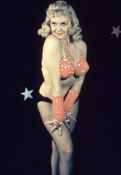  Jennie Lee  (aka. Virginia Lee Hicks).. From a color slide series, likely from the late-1950s.. 