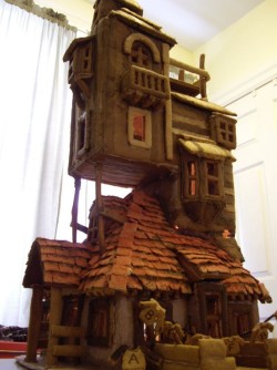 weep-for-me-gallifrey:  zombierainbowunicorn:  prongsthemarauder:  pranks-pulled-by-the-twins:  the—spiders:  life-whataninvention:  d-faith-k:  the Weasley house, in gingerbread!  IT’S FUNNY BECAUSE IT’S GINGER.      