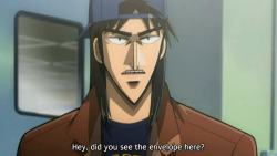 usopp:  omfg turn your hat around right now you look like the biggest dork jesus christ  kaiji lookin high