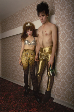 theguitardiary:  LUX INTERIOR: First time I saw her she was walking down the street, hitch- hiking, and she was wearing a halter top and short shorts with a big hole in the ass with red panties showing through. I was with this other guy, a friend of mine,