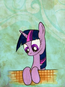 Look down, Twilight. Because you look so darn cute when you do that.