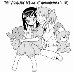 The Visionary Replay of HomuHomu by Ayanero Taicho A Puella Magi Madoka Magica yuri doujin that contains glasses girl, small breasts, breast fondling/sucking, fingering, cunnilingus. EnglishMediafire: http://www.mediafire.com/?d6ndkyua1kyh7g8