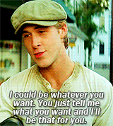 haileyhuricanee:  I’m not a Notebook fan, but I AM a Ryan Gosling fan.  But who isn’t?  