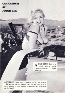 1950sunlimited:  Jennie Lee From &lsquo;Bombshells of Burlesque&rsquo; magazine (1963).. 