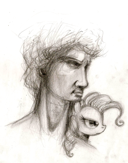 I don&rsquo;t know why, but apparently I made a sketch of Pinkie with Michelangelo&rsquo;s David :D