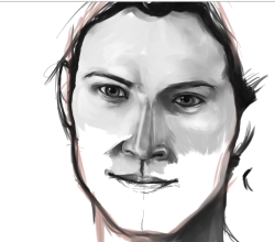 Progress! I&rsquo;ll fix the lower half of Sam&rsquo;s face after I get some sleep&hellip;oy.