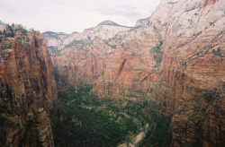 Oh Utah, I must return unto thee. This may have only been about halfway up the Angel&rsquo;s Landing hike.