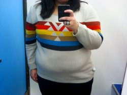 angelicabuttons:  Sometimes I like Hipster things. This sweater is one of them.