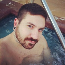 officialguysidfuck:  Just me Hot Tubbin’  Sexy Jeremy! 