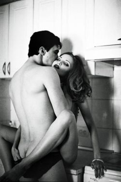 One of my fave things is fucking on the counter. If he&rsquo;s right out of the shower or in the kitchen; I&rsquo;ll sneak up behind him and grab his cock from behind. I&rsquo;ll stroke it and kiss his back and shoulders until he can&rsquo;t take it anymo