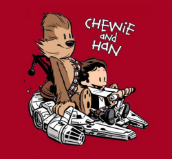 vdollarshake:  Chewie and Han 