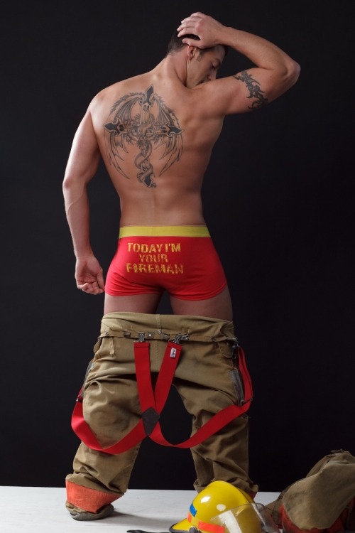 On the fire fireman