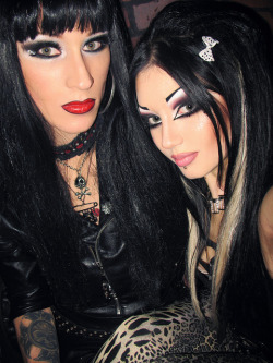 sissygurl:  Flawless Pair  Lovely make-up!