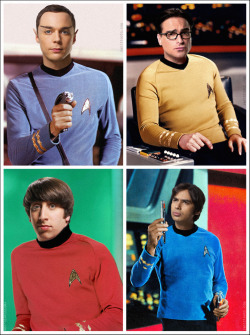 big-bang-bazinga:  The Big Bang Theory Star Trek