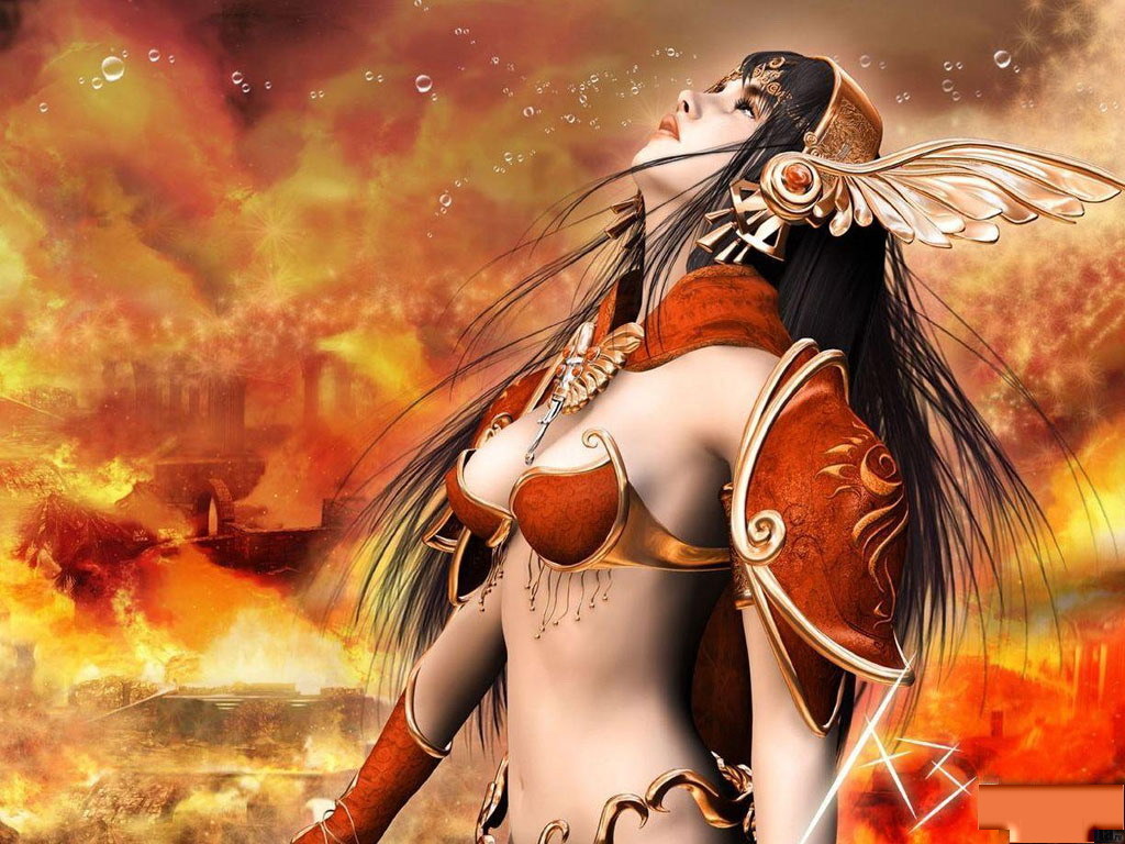 Asian fantasy art women warriors