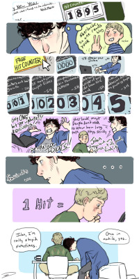 long comics about nothing apickuptruckandthedevilseyes: -Spoiler- Sherlock puts a hit counter on his blog and gets only a single  viewer every time he updates. It&rsquo;s John, because how else would he know  exactly how many types of tobacco ash is on