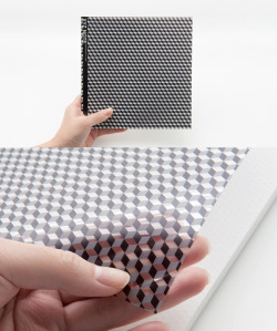 prostheticknowledge:  XYZ NOTE  Stylish isometric notepad by Seoul-based designers kam-kam:  It seems that the small as well as the great, in the creative field, are derived from a simple drawing. This isometric-grid notepad, named XYZ note, would be