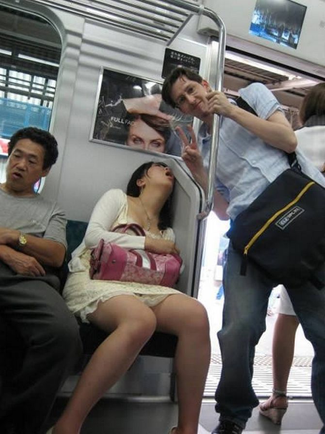Subway grope