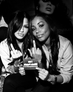  cassie and laruen london flipping the bird to the haters and naysayers  lol