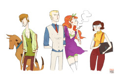 gingerhaze:  The gang’s all here. Badass Scooby Gang 