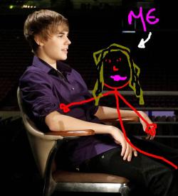  Eu e Justin Bieber em várias fotos tiradas por paparazzi :) 