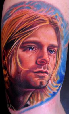 inkkfiends:  -Nikko Hurtado Kurt Cobain portrait