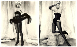 Lily Ayers   (aka. &ldquo;Lorali&rdquo;) Began her Burlesque career in 1950; as a showgirl at the &lsquo;Flamingo Hotel&rsquo;, in Las Vegas.. A year later, met Lillian Hunt at the 'New Follies Theatre&rsquo; in Los Angeles, and began dancing there