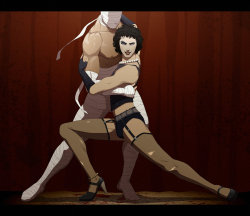 scevity:  pilts:  sassysharpshooter:  the-spooky-jester:  F for Frank-N-Furter by doubleleaf This is………I have no words for how fabulous this is~&lt;3 Doubleleaf, WHY MUST YOU BE SO AMAZING!?  HOLY SHIT YOU GUYS YOU GUYS THIS IS THE BEST FUCKING