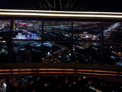 la superbe vue depuis la stratosphÃ¨re-Las Vegas