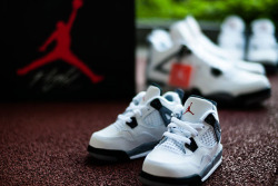 Air Jordan 4 &ldquo;Cement&rdquo; Toddler