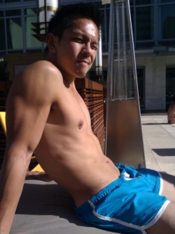 iloveasianmen:   I wonder how it feels when your nipple ring absorbs the heat of the sun…   must had been&hellip;. HOT