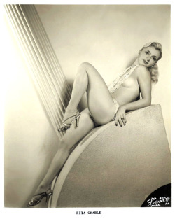 Rita Grable   aka. &ldquo;Burlesk&rsquo;s Bounciest Blonde&rdquo;.. A nice early-50&rsquo;s promo photo taken by Bill Bennett of Philadelphia, PA &ndash; the photographer responsible for the &lsquo;Burlesque Historical Company&rsquo; postcard set..