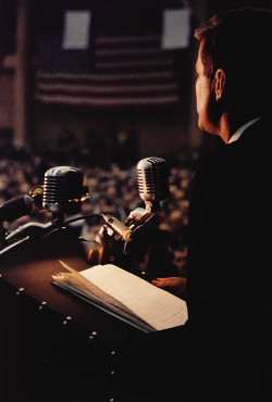 JFK photo by Cornell Capa; Michigan, Labor Day, 1960