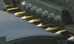 snuffleupagusjaydaymay:  funny-addictive-blog:  Who knew watching pencils being sharpened could be so hypnotic?  this gif is fucking well made. 