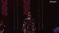 cheer-is-religion:  cleanest I’ve ever seen PERFFFF! She has so much air and control omg i cant find any videos of their performance!!!?? i cant even.. 