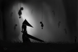 svalts:  Pyramid Head in Limbo - by Z0h3 This would&rsquo;ve definitely made it better. 