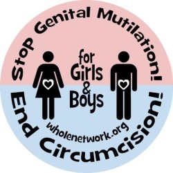 pussymodsgaloreI don’t normally reblog “political” items, but I do agree that the routine circumcision of boys should be stopped, and should only occur for sound medical reasons. Children do not and cannot give permission. If an adult man wishes