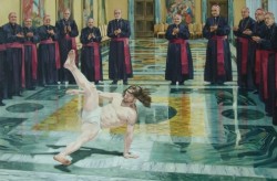 Breakdancing Jesus by Cosmo Sarson