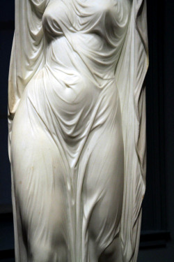 twistinghalos:   undine rising from the waters (detail). chauncey ives. 1881. 