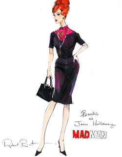 Design sketch by Robert Best for the barbie based on the character of Joan Holloway on Mad Men  this came out really well :) ~gives thumbs up~