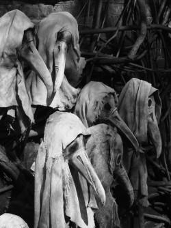  Plague doctors were individuals in the Middle Ages who were given the task of tending to people infected with the plague. In most cases, they were either second rate or under-trained physicians, incapable of maintaining their own practice. Many were